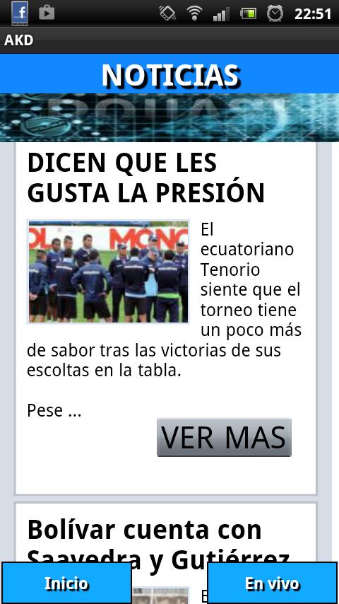 Bolivar AKD liga Boliviana