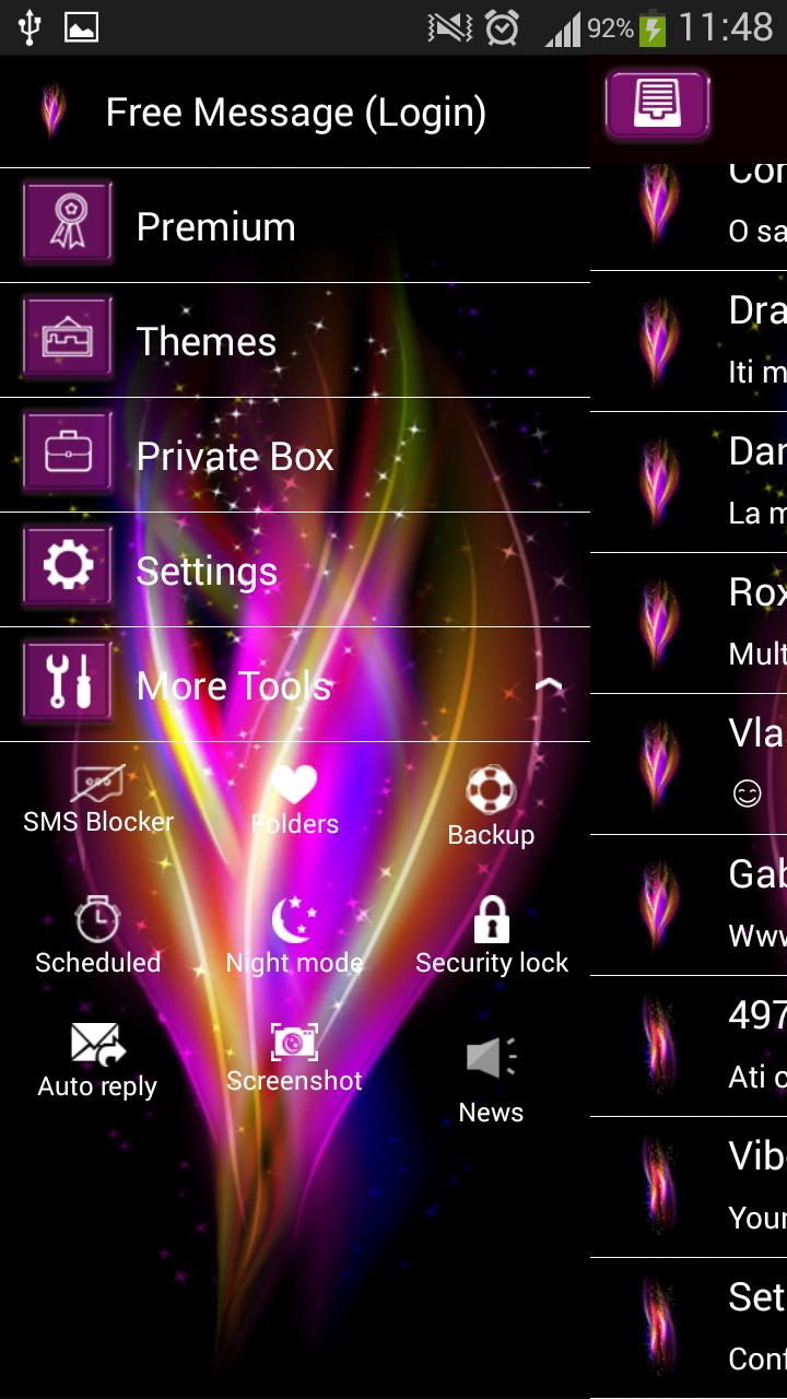 GO SMS Color HD Theme