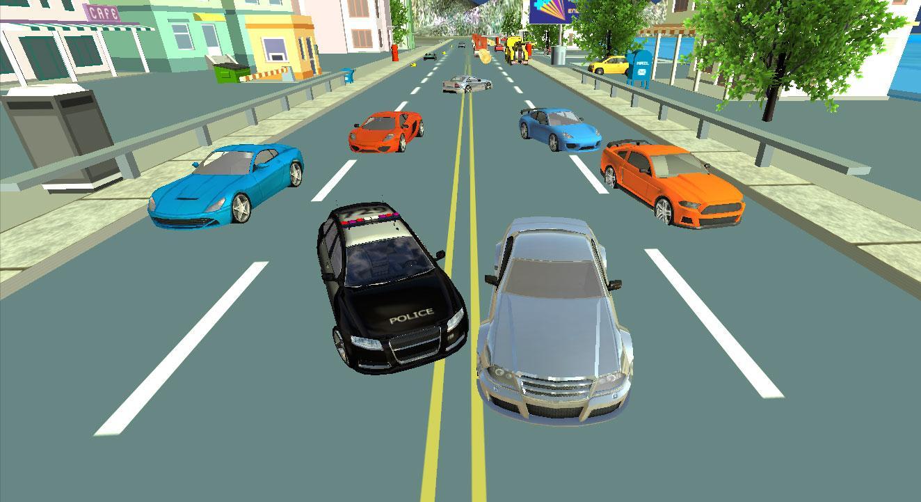 City Police Speed Car Chase