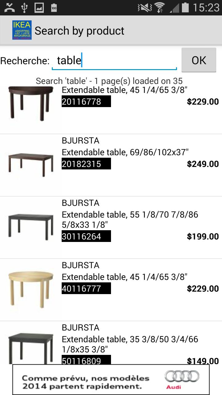 Shopping List at Ikea - Free