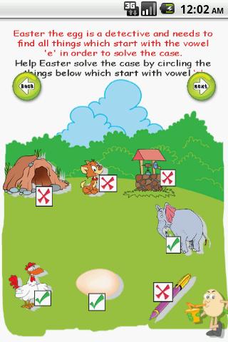 English Vowel E for LKG Kids