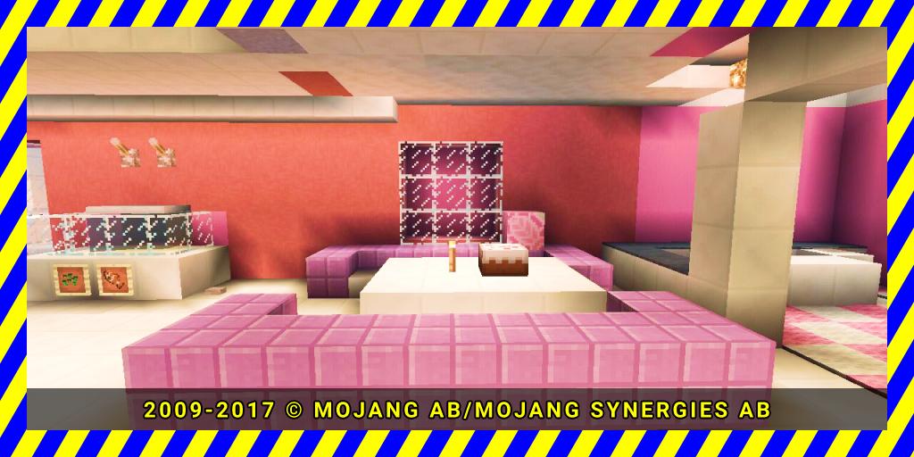 Super Pink house map for MCPE