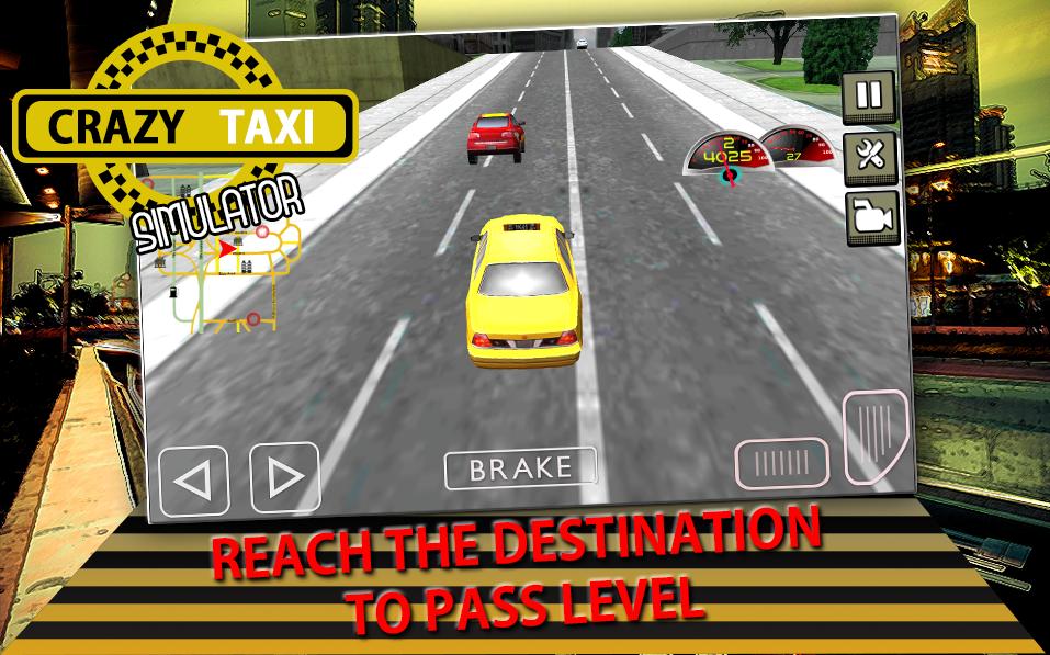 Crazy Taxi Simulator 3D