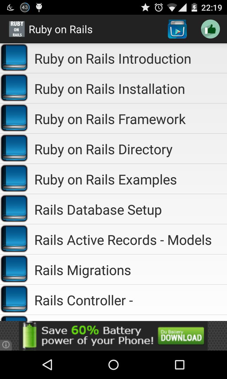 Ruby on rails offline