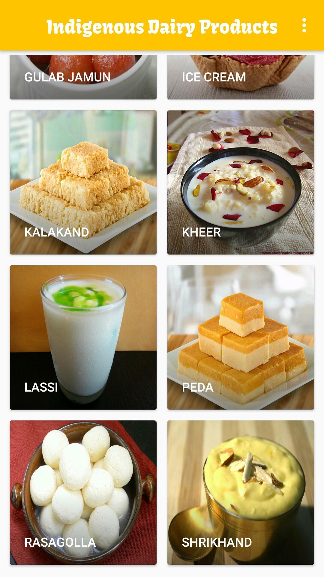 Indigenous Dairy Products