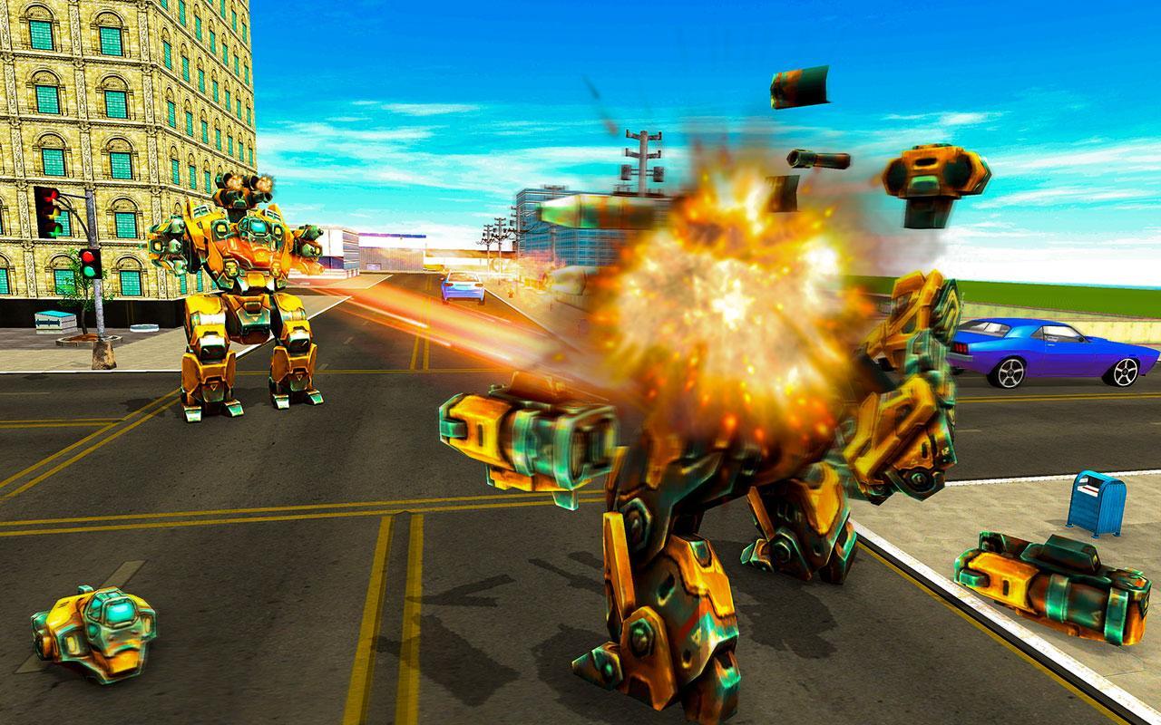 Modern Robots Survival City Battle