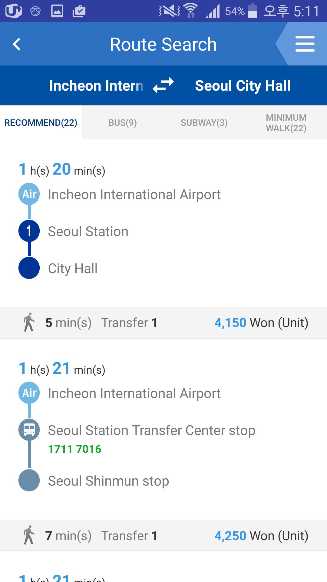 KTG - Public Transit Route