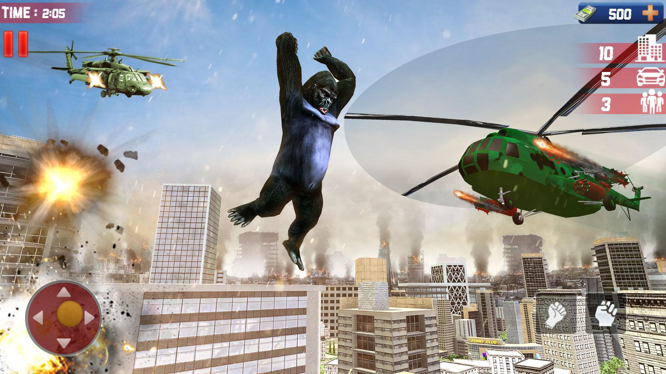 Angry Gorilla Casino City Rampage Simulator