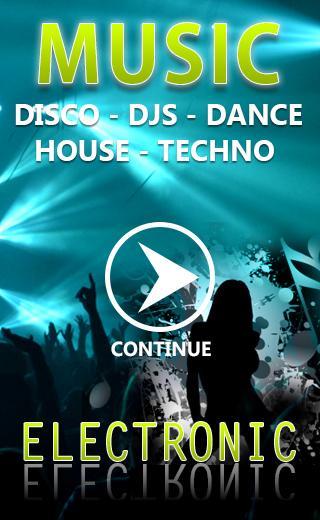 Electronic music disco dance