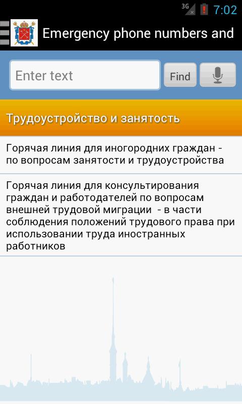 Government services in SPb