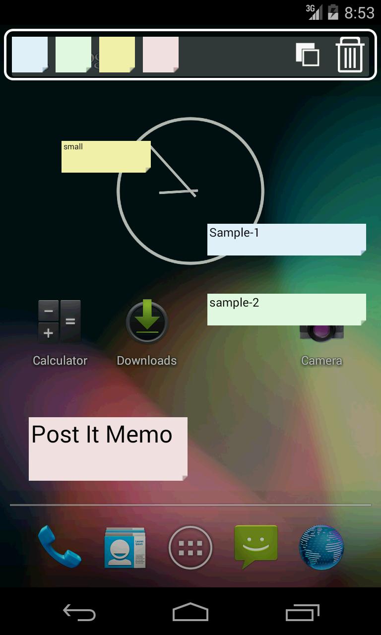 Post It Memo Live Wallpaper