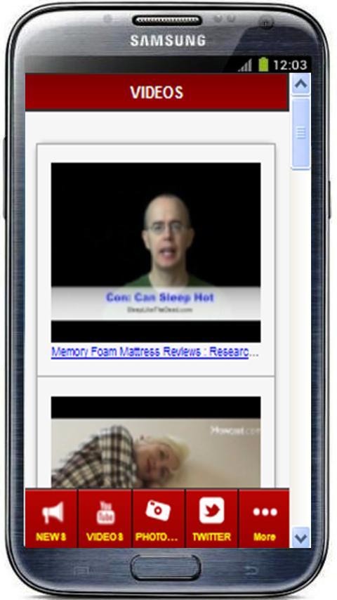 MEMORY FOAM MATTRESS!