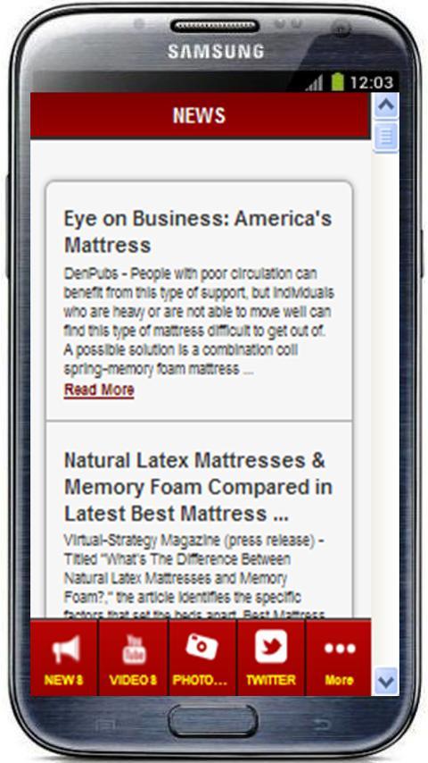 MEMORY FOAM MATTRESS!