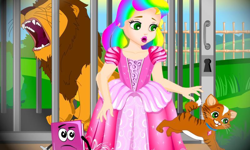 Juliet in animal zoo escape