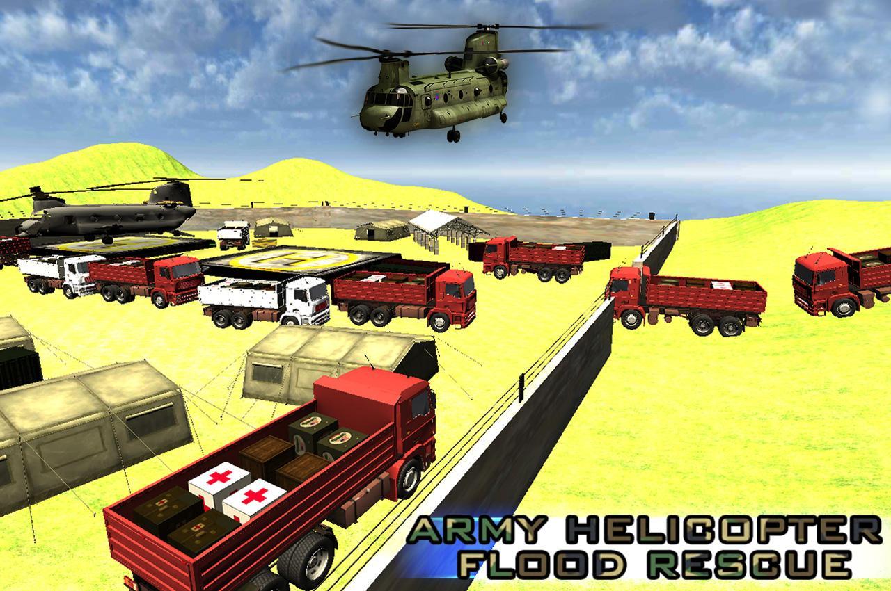 Army Helicopter Flood Rescue