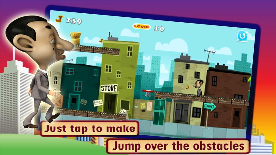 MR Bean Running Subway