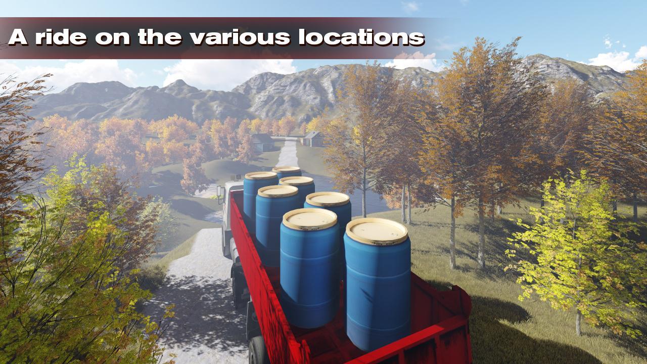 Truck Cargo Voyage on Russia