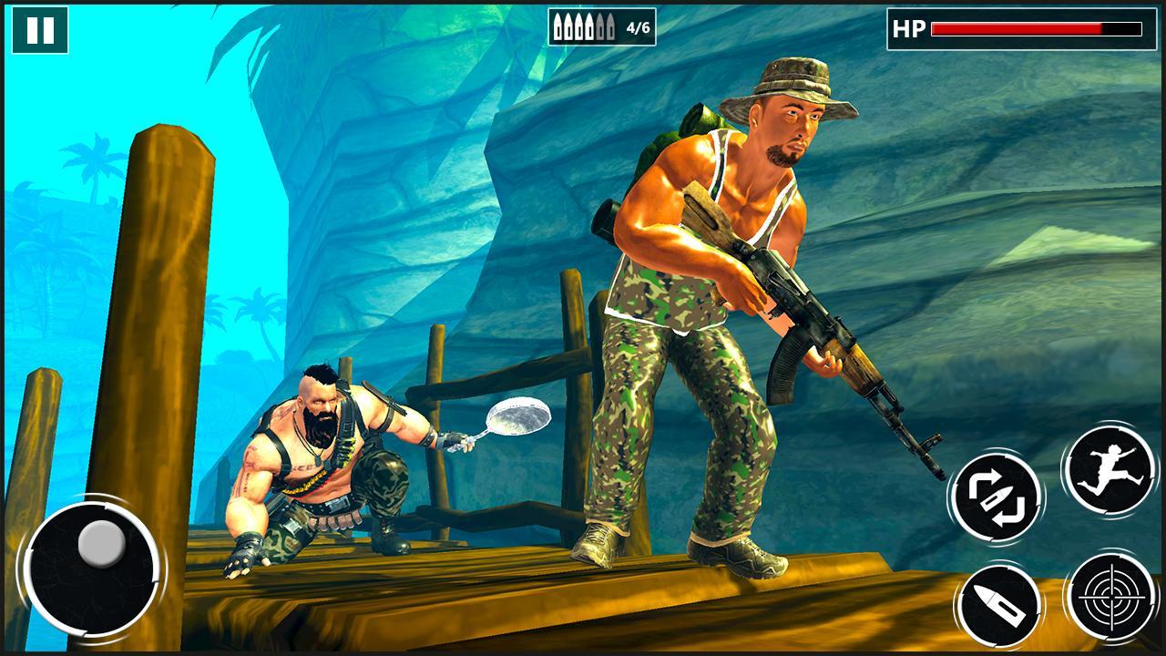Island Free- Fire Shooting Game : Firing Squad