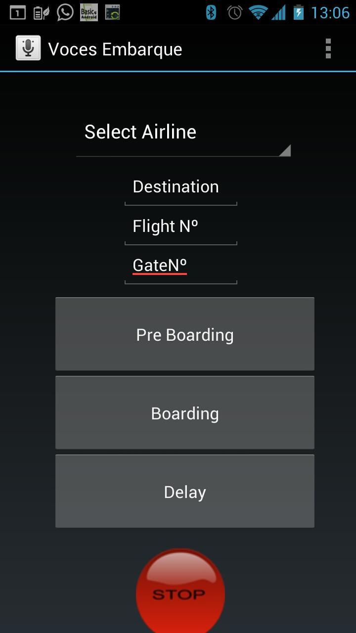 Airport Boarding Announcement