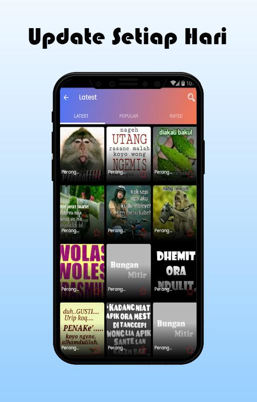 Perang Gambar Jawa Lucu