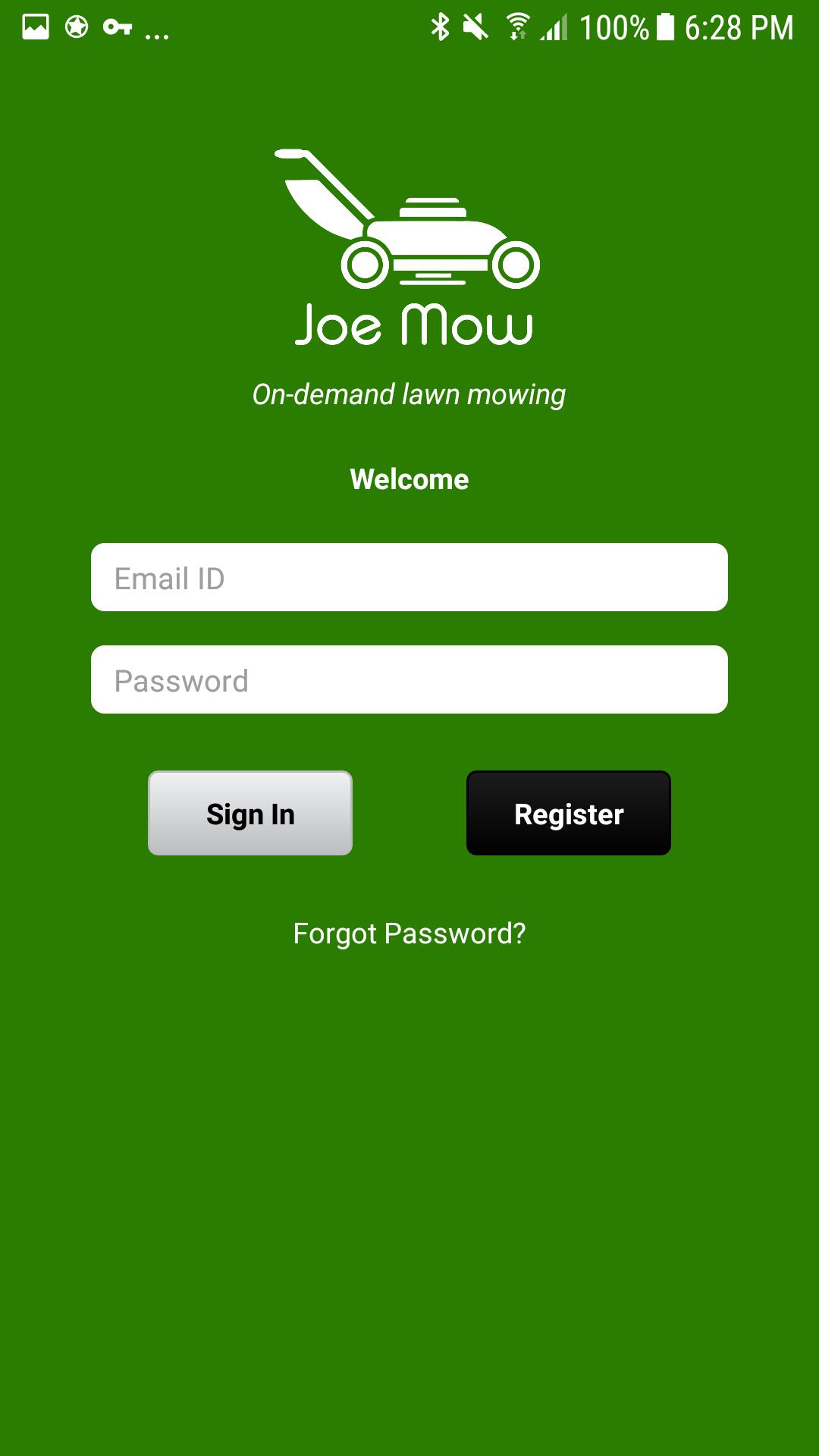Joe Mow App