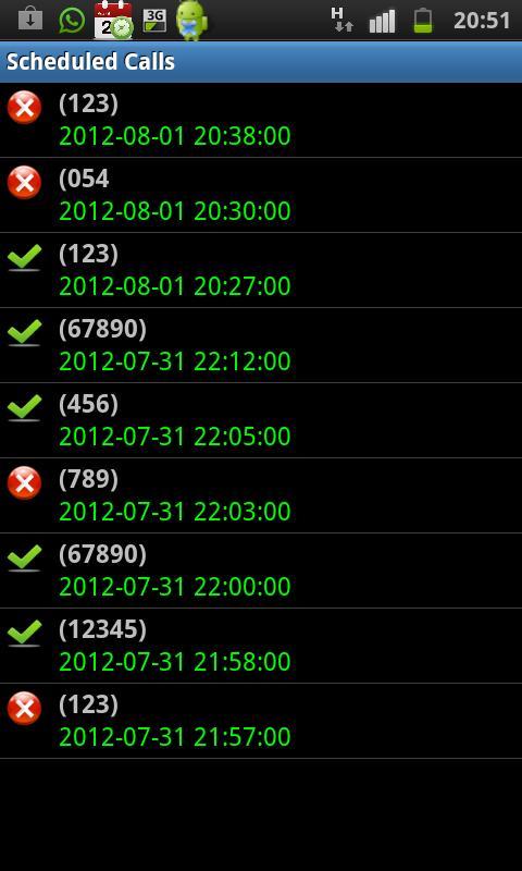 Scheduled calls free