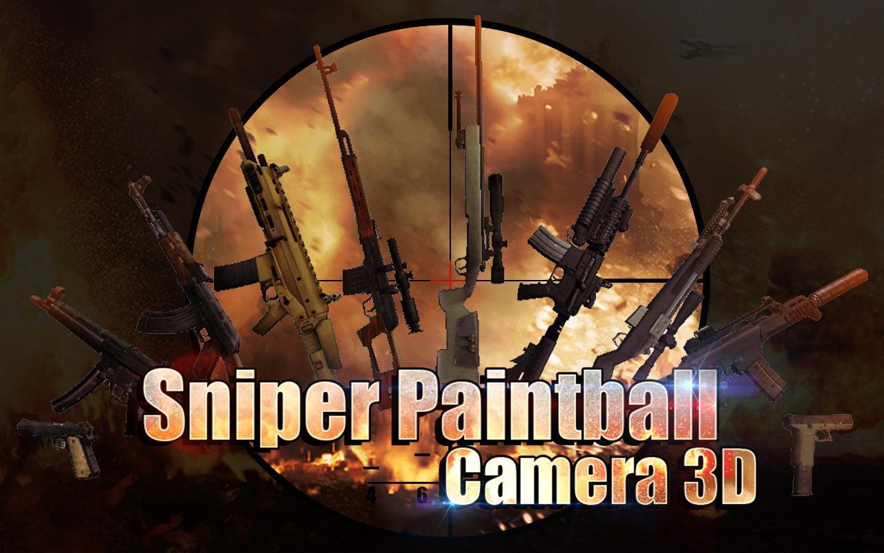 Sniper Paintball Camera 3D