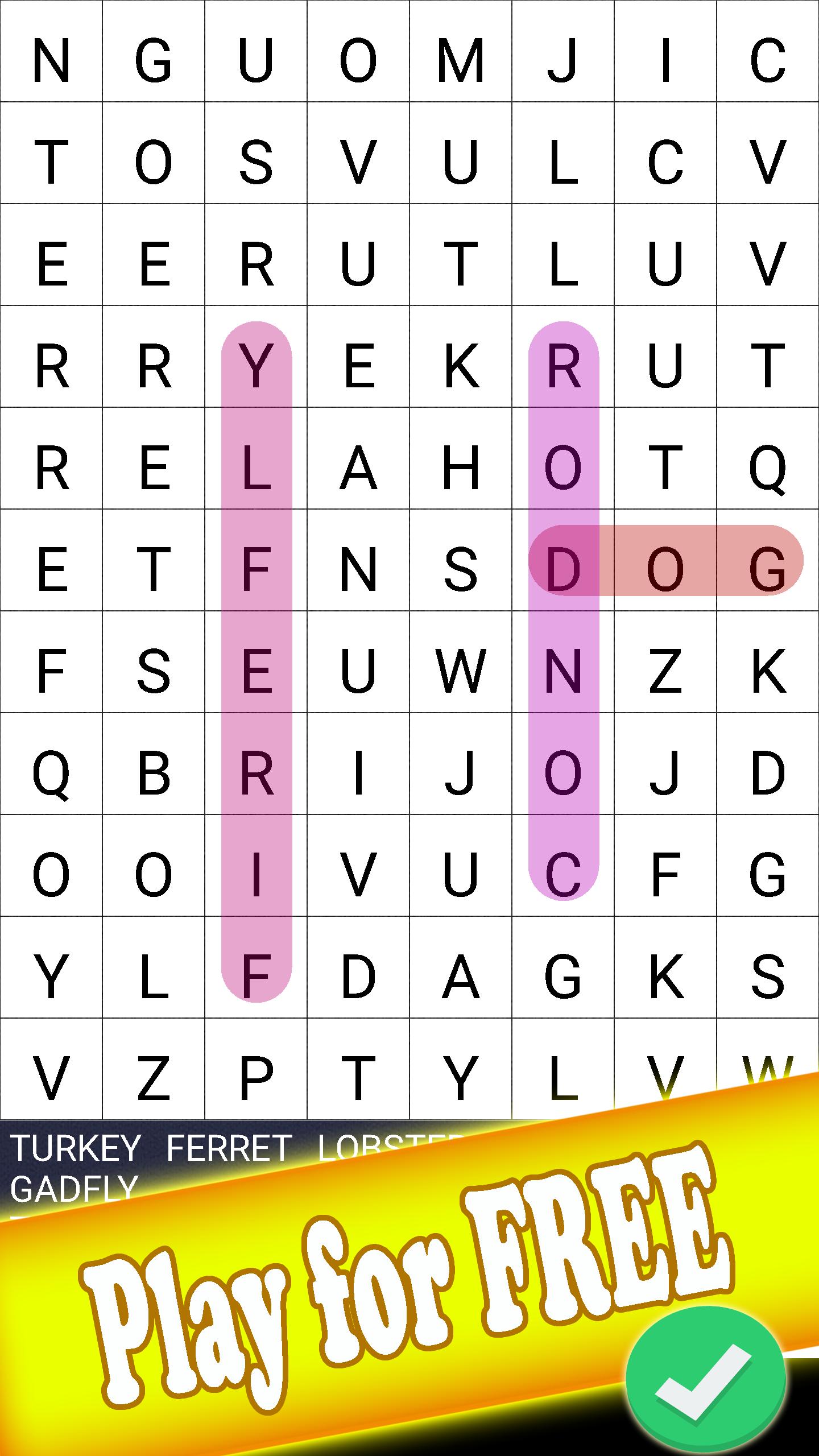 Crossword Wordsearch