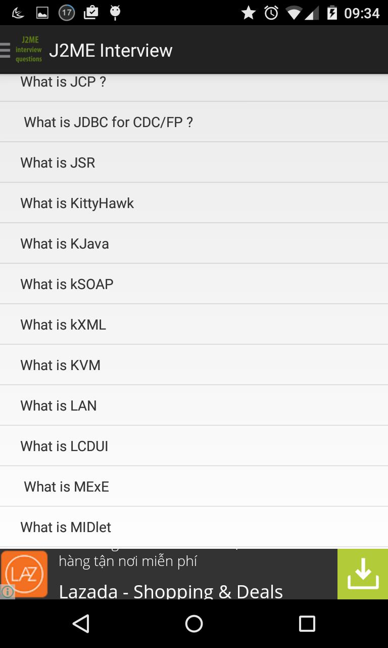J2ME Interview questions