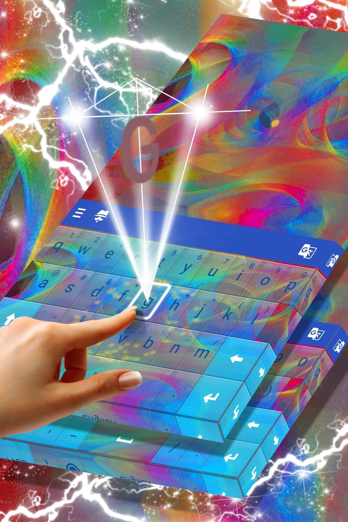 Animated Rainbow Colors Keyboard