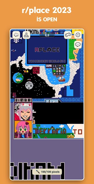 R Place - Pixel Battle Online