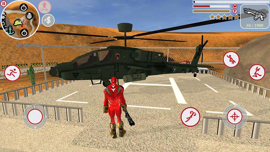 Super Iron Rope Hero - Fighting Gangstar Crime