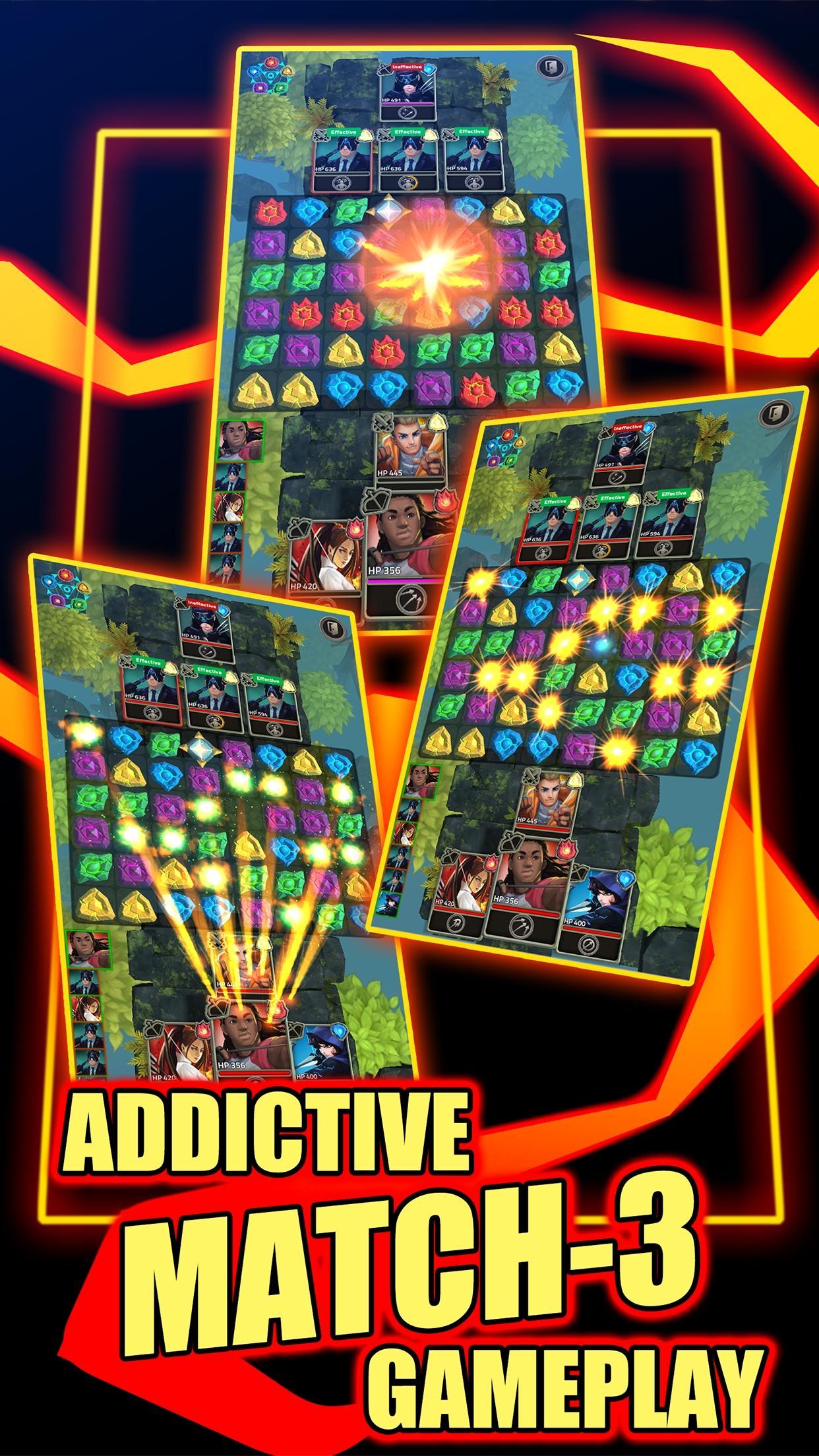 Match 3 RPG - Heroes of Elements