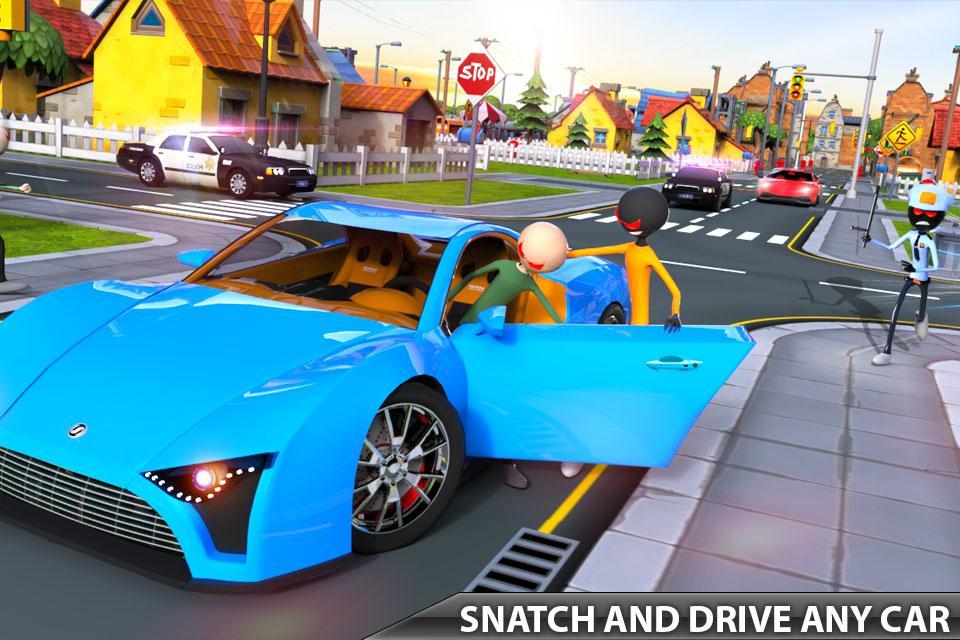 Stickman Crime simulator: Real stickman games