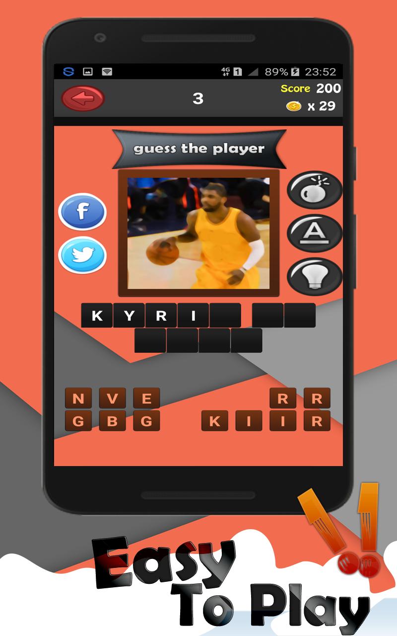 Basketball Player Quiz 2017