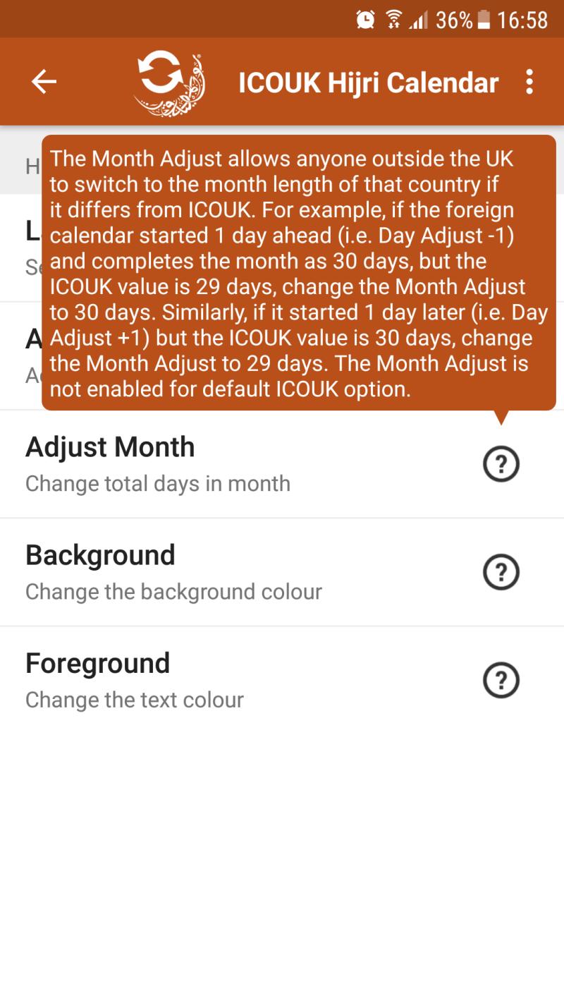 ICOUK Hijri Calendar Widgets