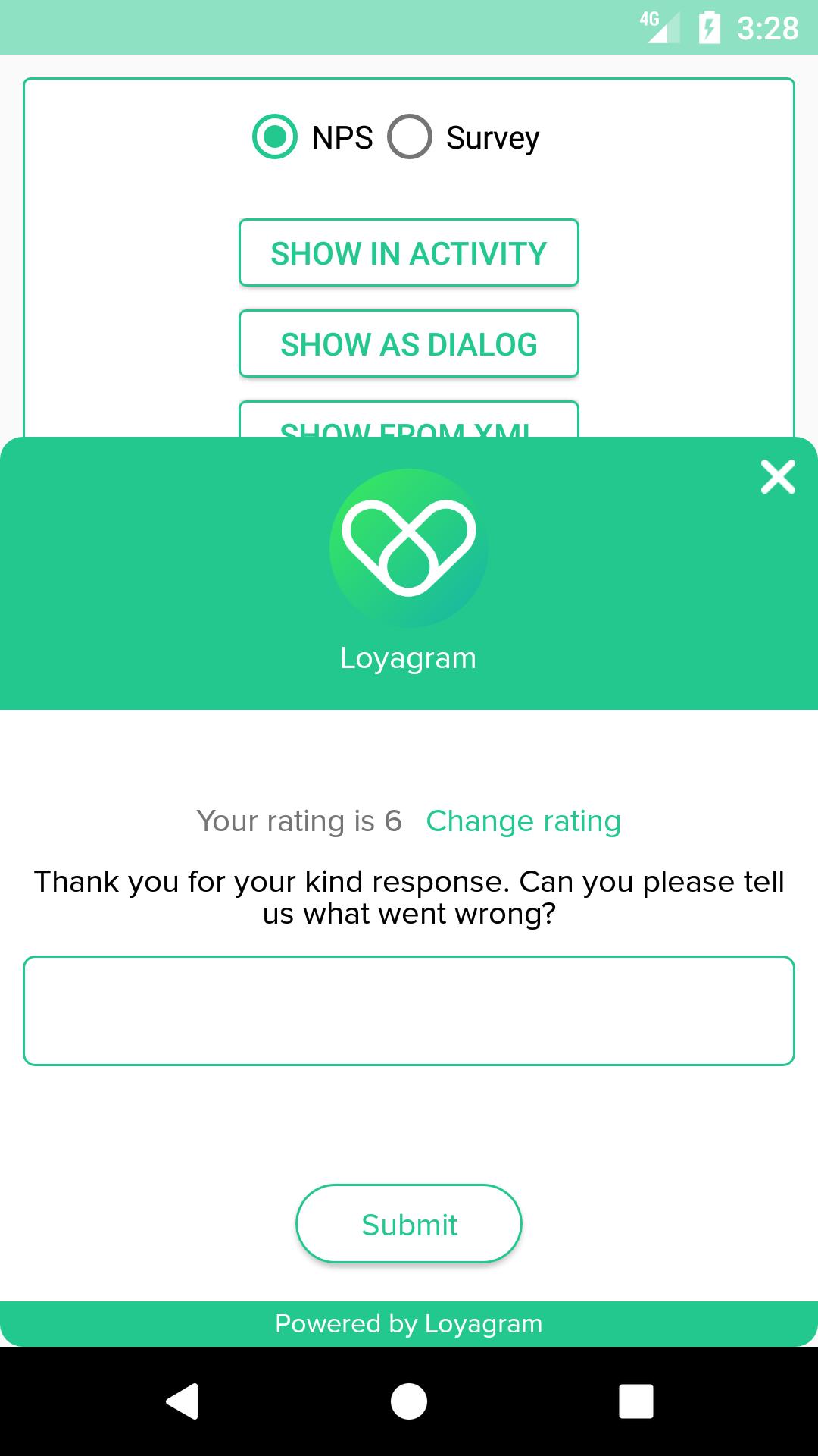Loyagram Campaign SDK Demo