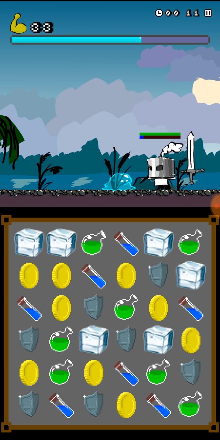 Silent Hero: Match 3 Puzzle Action RPG