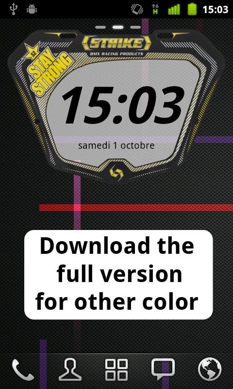 Stay Strong Clock Lite