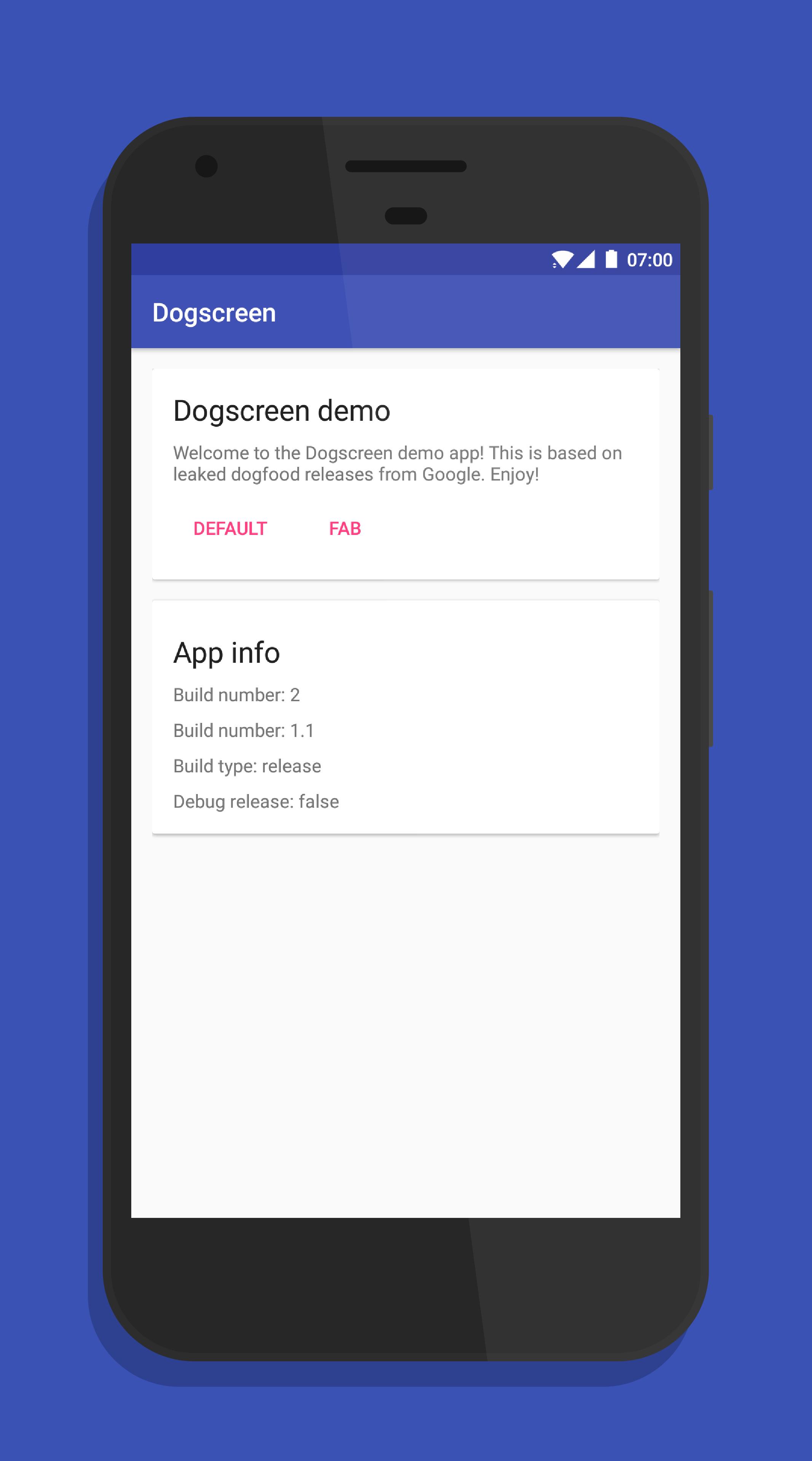 Dogscreen Demo