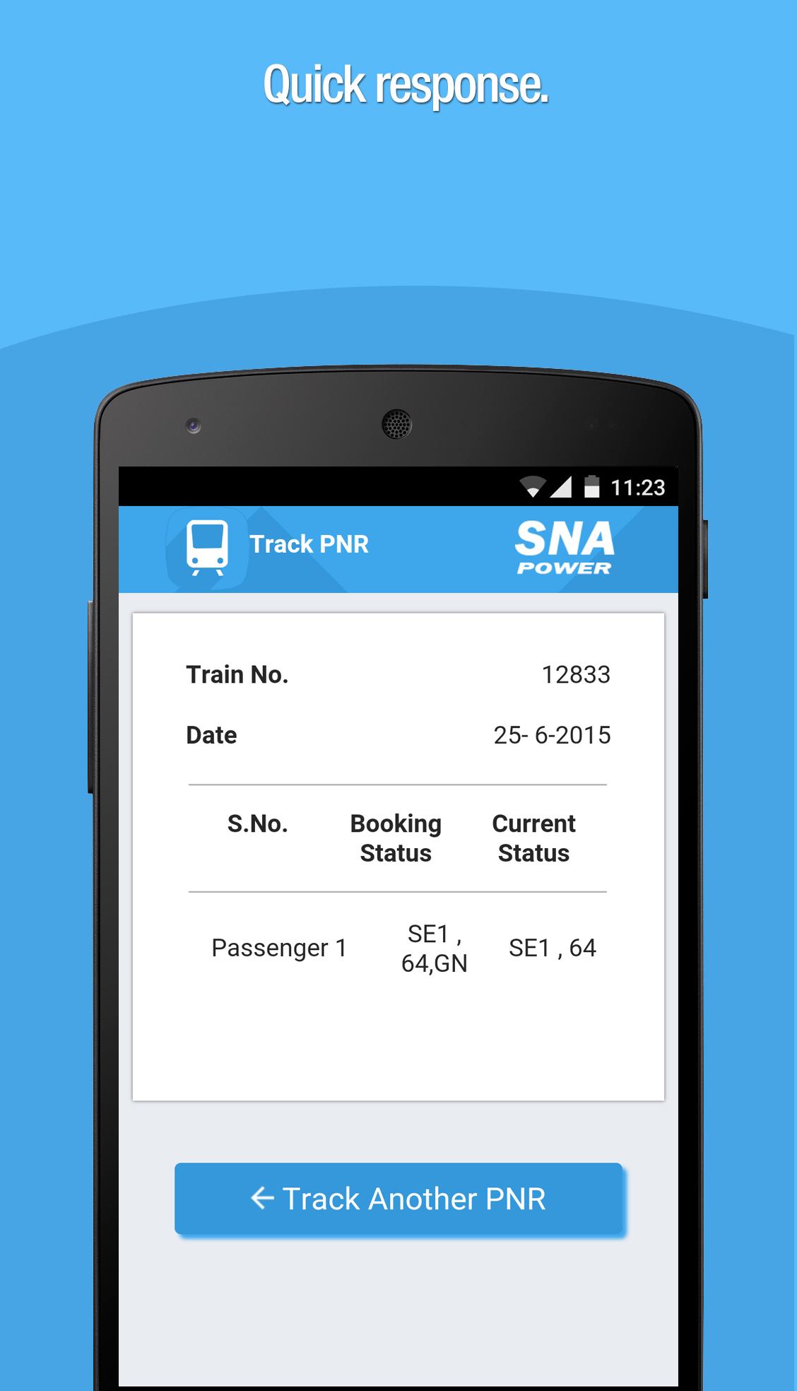 Track PNR - Indian Rail IRCTC