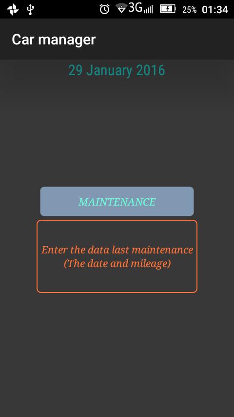Fuel consumption, maintenance