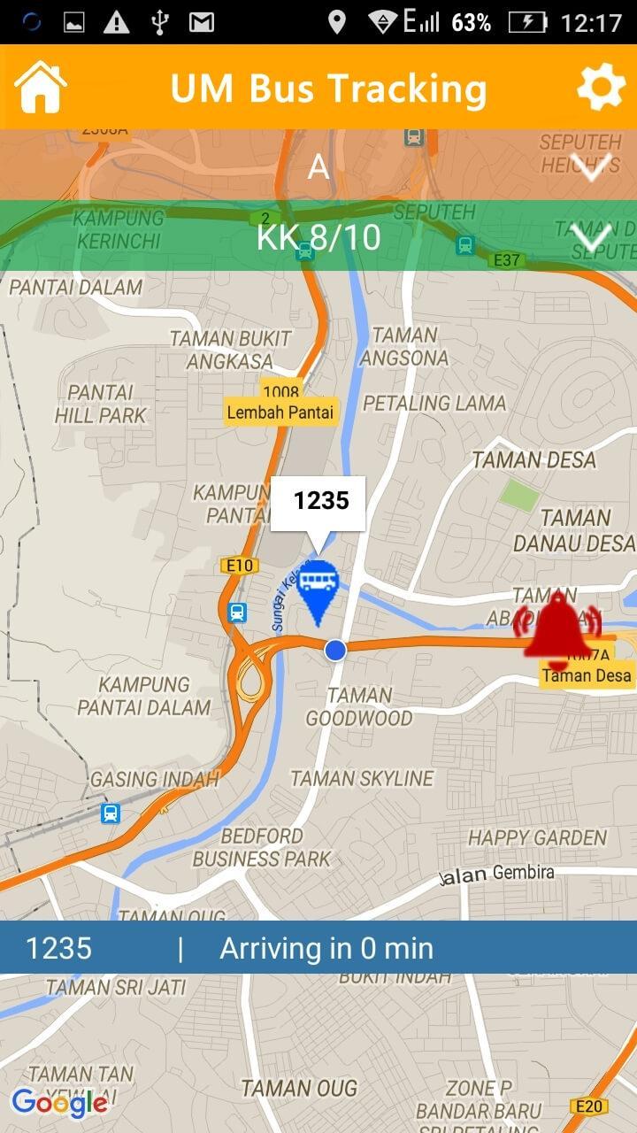 UM Bus Tracking