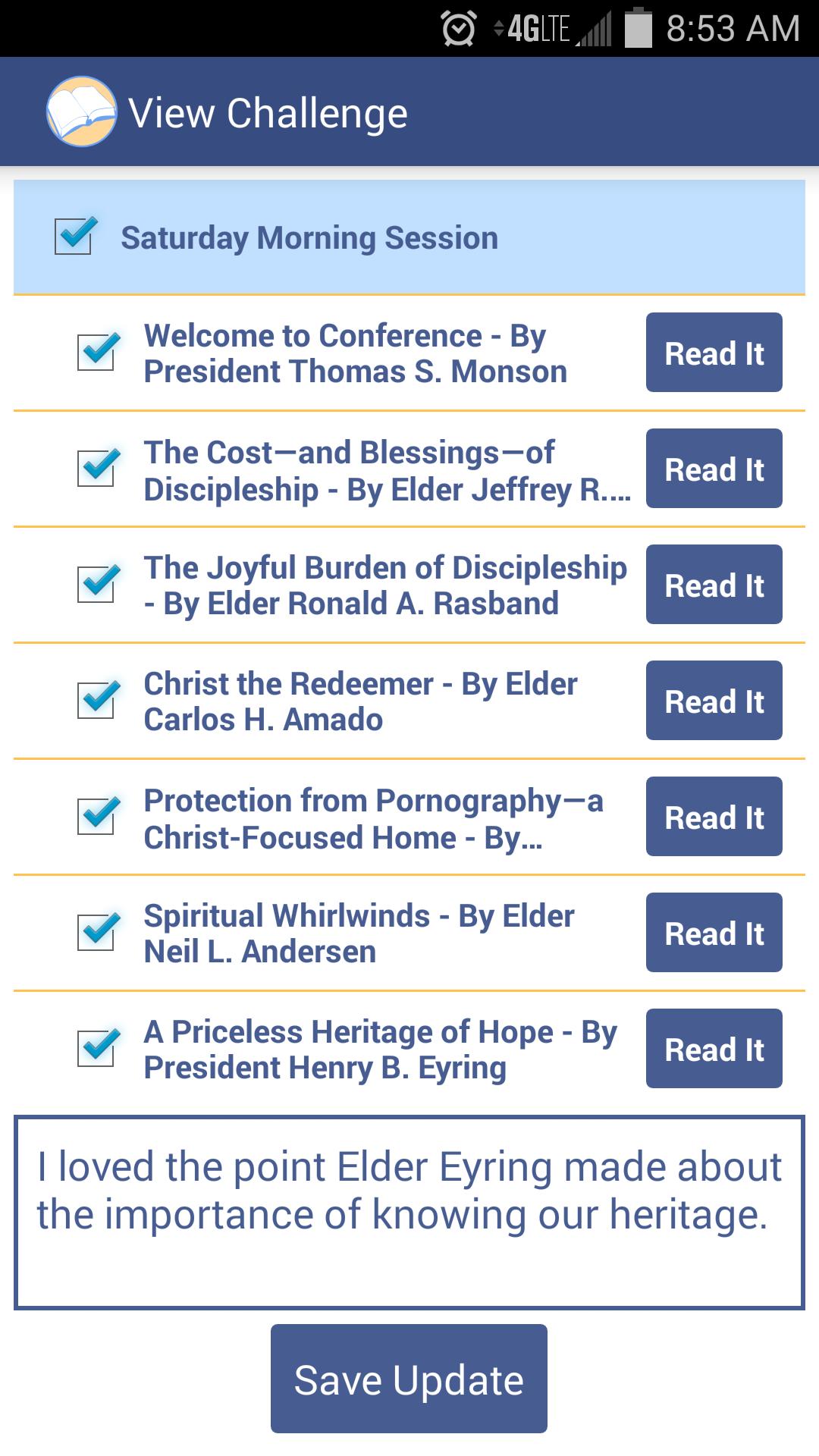 Gospel Study Challenge Lite