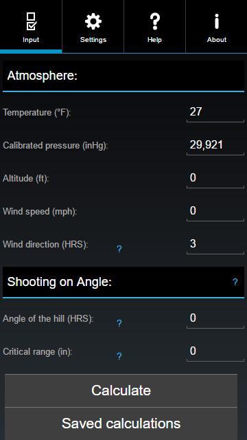 Meopta Ballistic Calculator