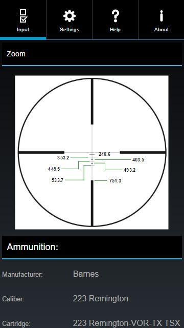 Meopta Ballistic Calculator