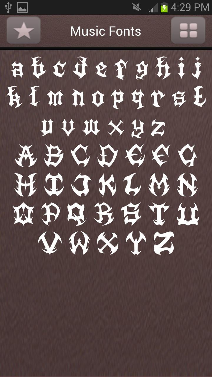 Music Fonts for Galaxy
