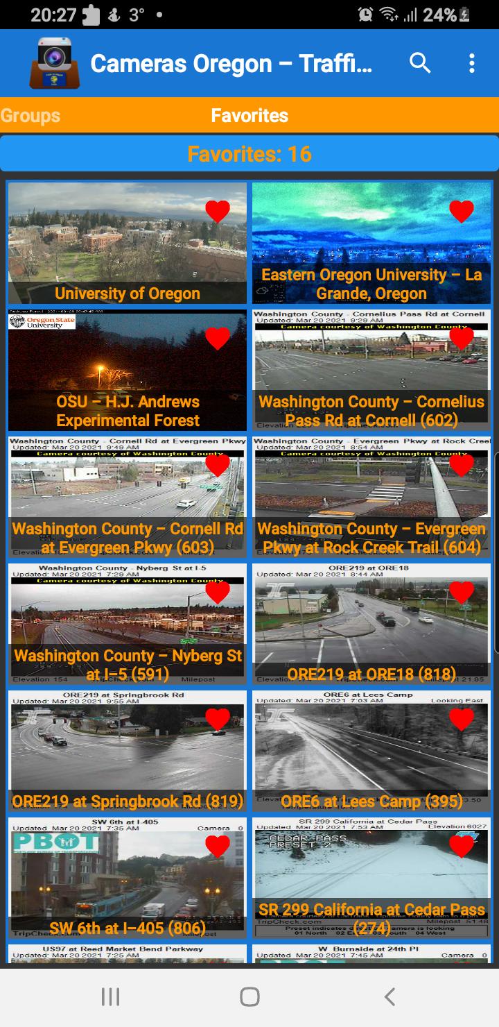 Cameras Oregon - Traffic cams