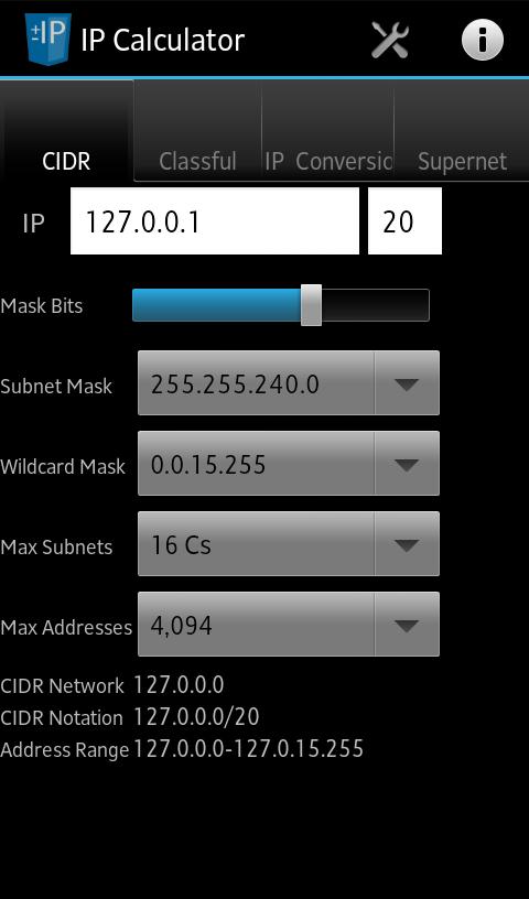 Network IP / Subnet Calculator