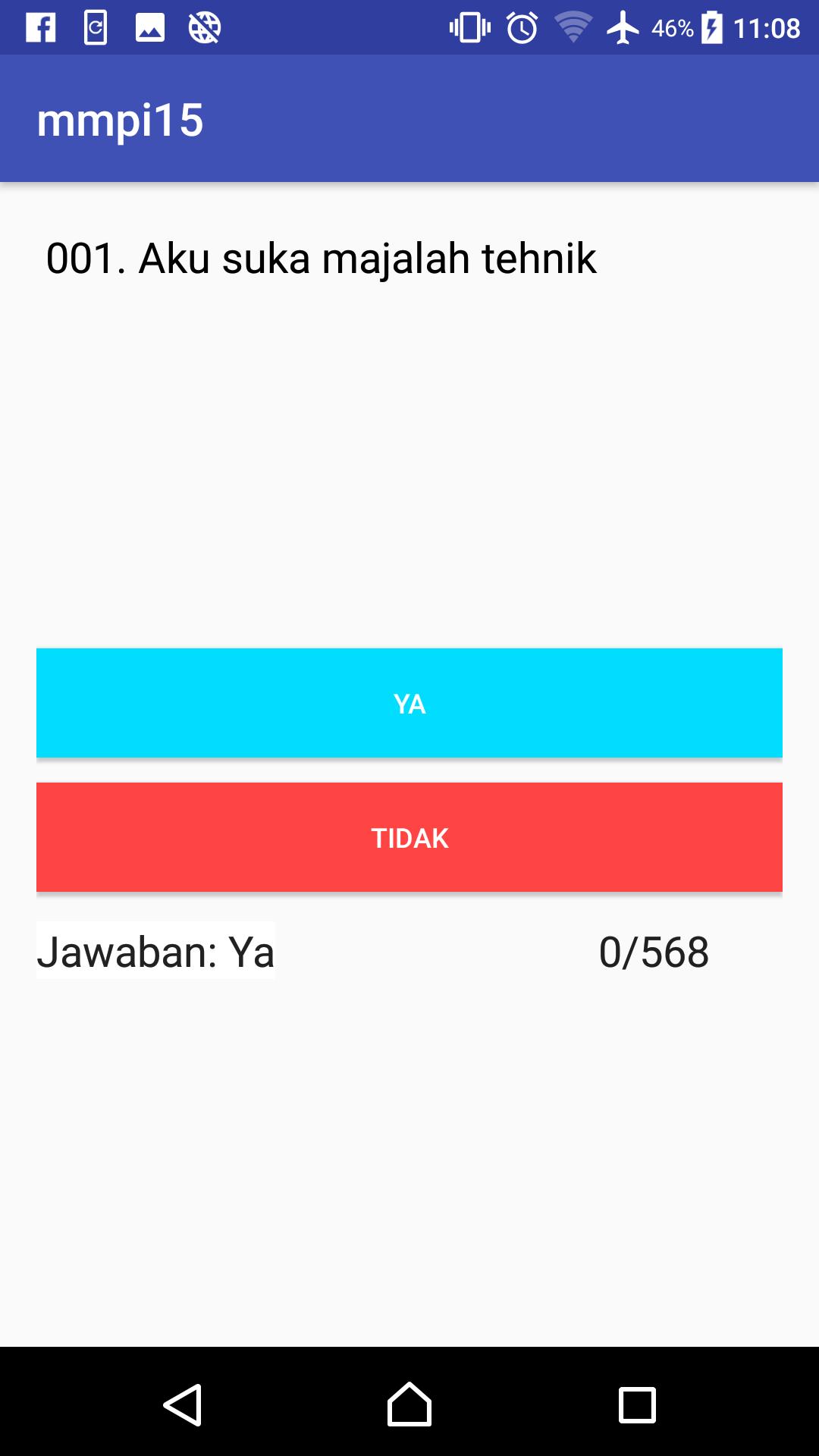 Tes Psikometri MMPI-2 (Bahasa Indonesia)